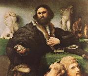 Portrait of Andrea Odoni, Lorenzo Lotto